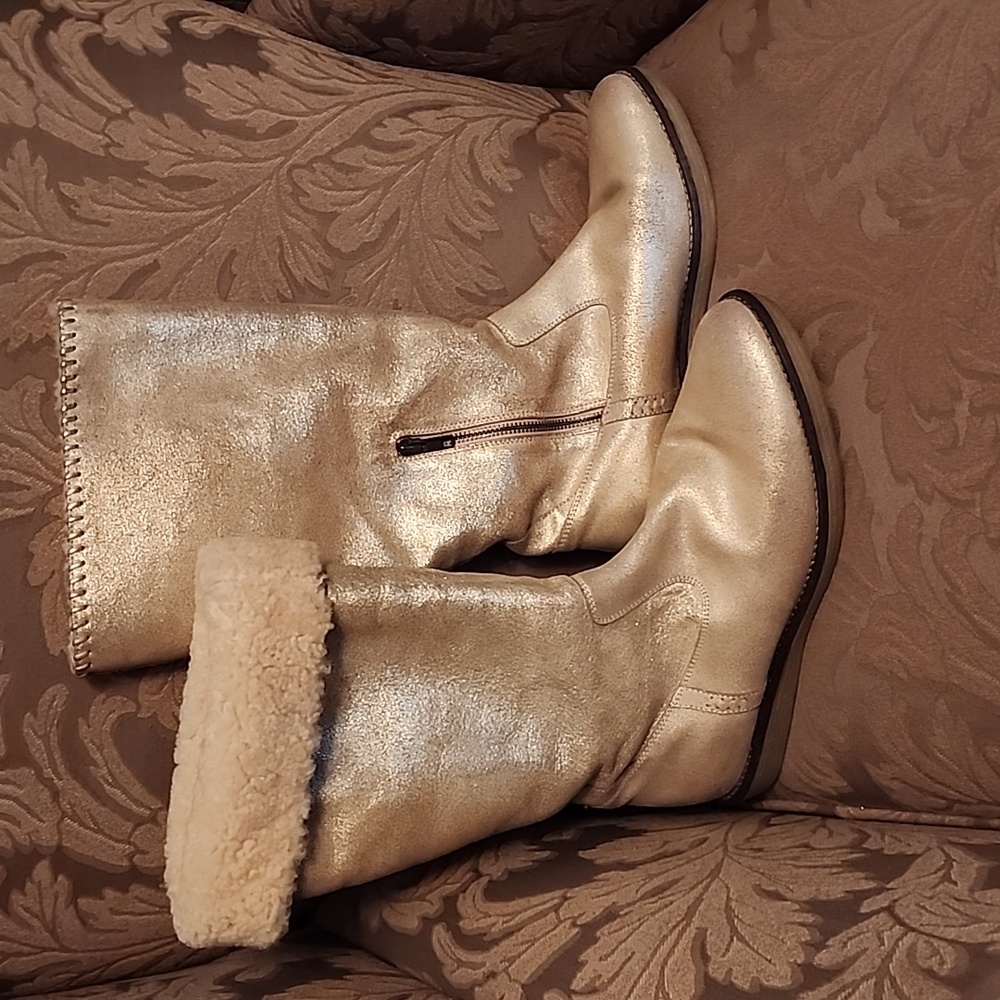 Trask Women's Metallic Leather Boots